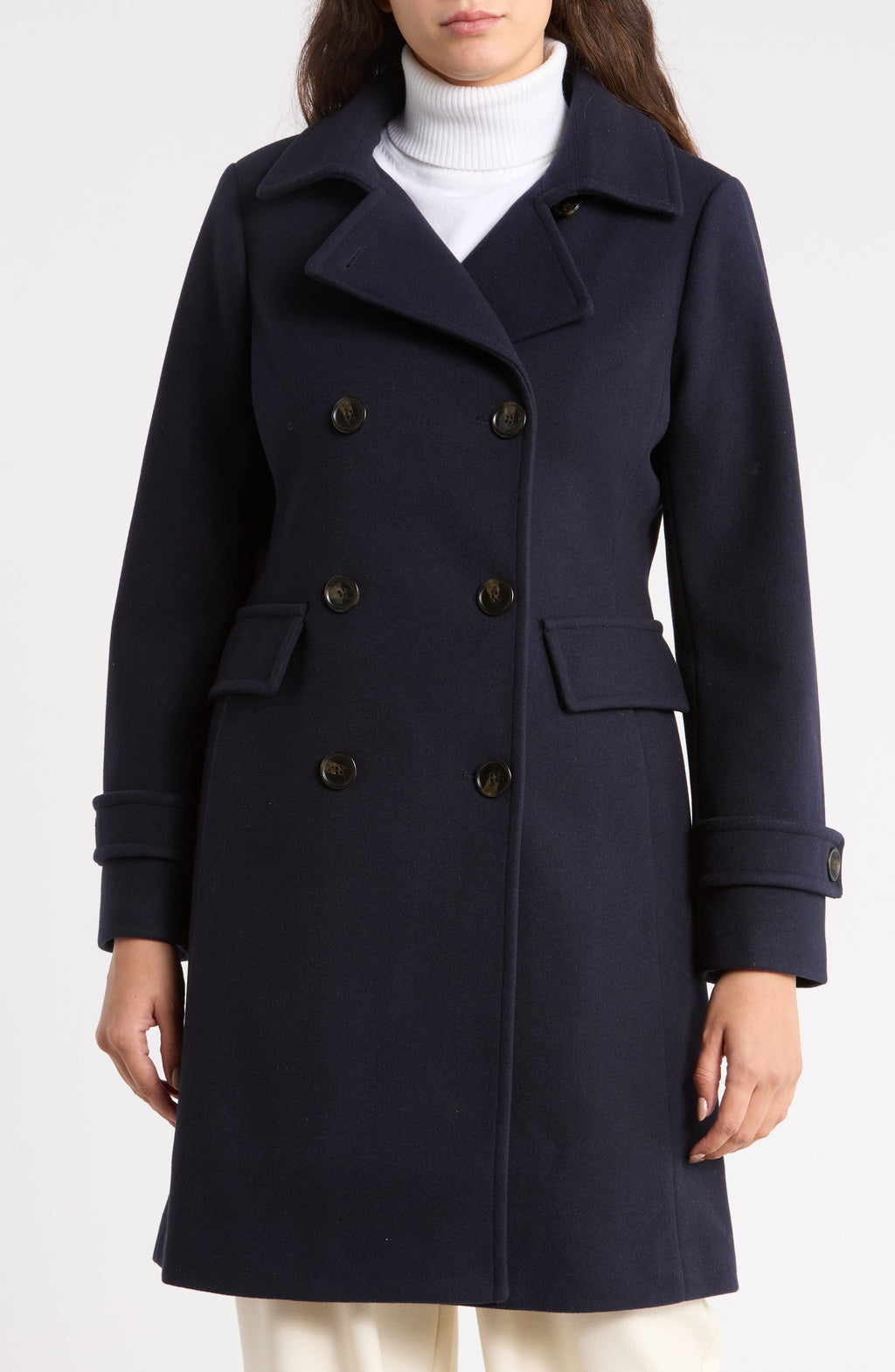 Abrigo Michael Kors – Double Breasted A-Line Walker Coat