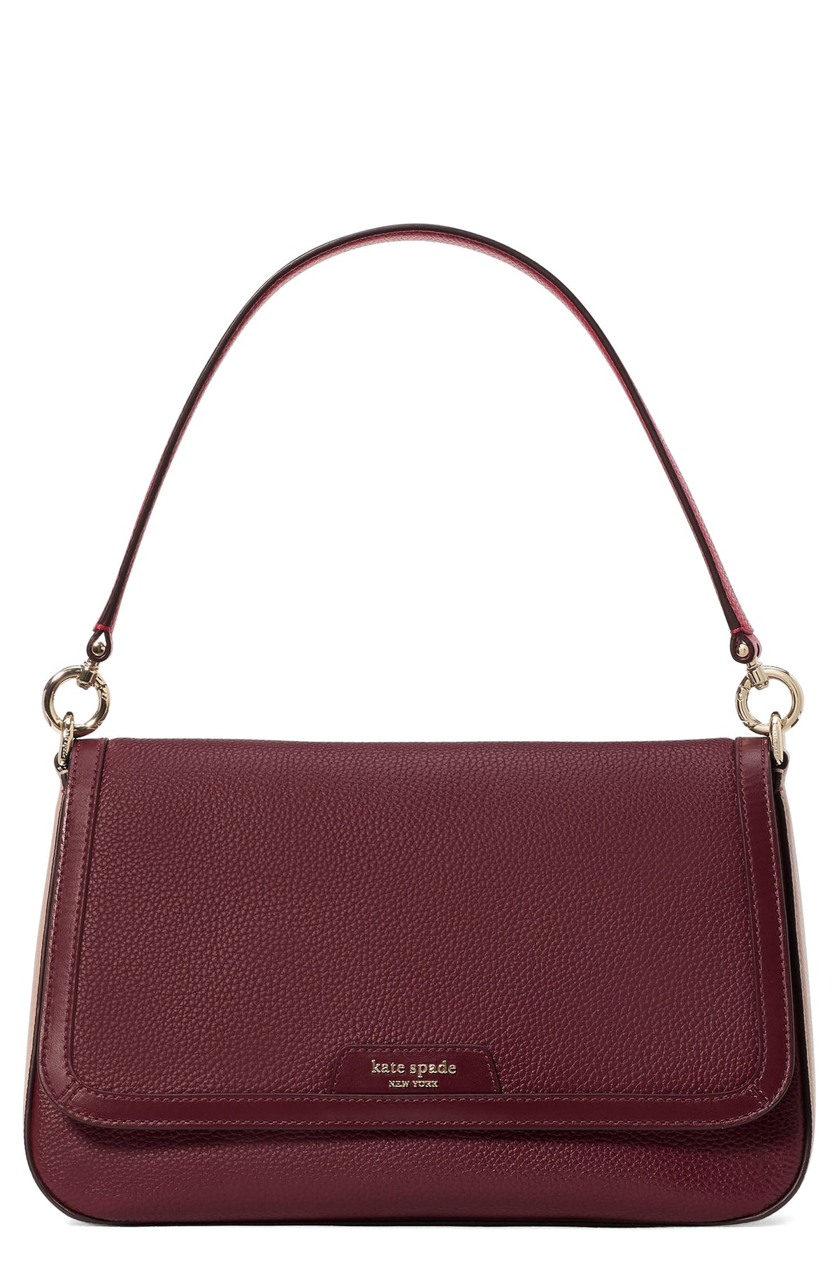 Bolso satchel Kate Spade – Hudson Colorblock Pebbled Leather Satchel