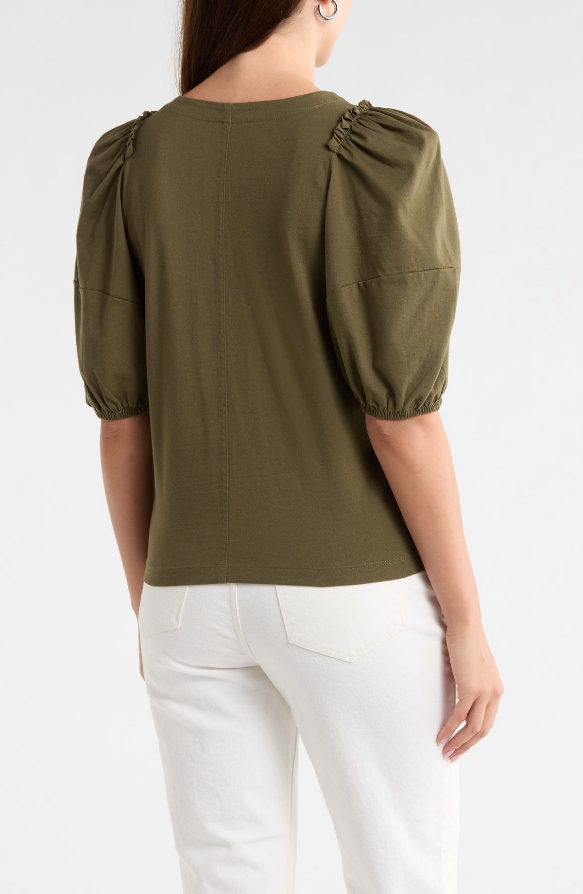 Camiseta Madewell – Puff Sleeve Cotton T-Shirt