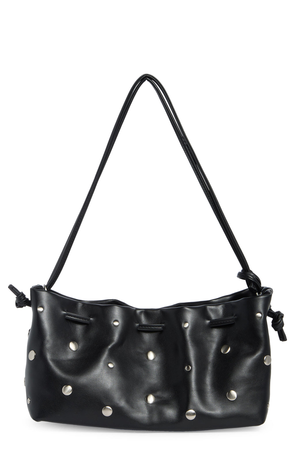 Bolso BCBG – Studded Drawstring Faux Leather Shoulder Bag