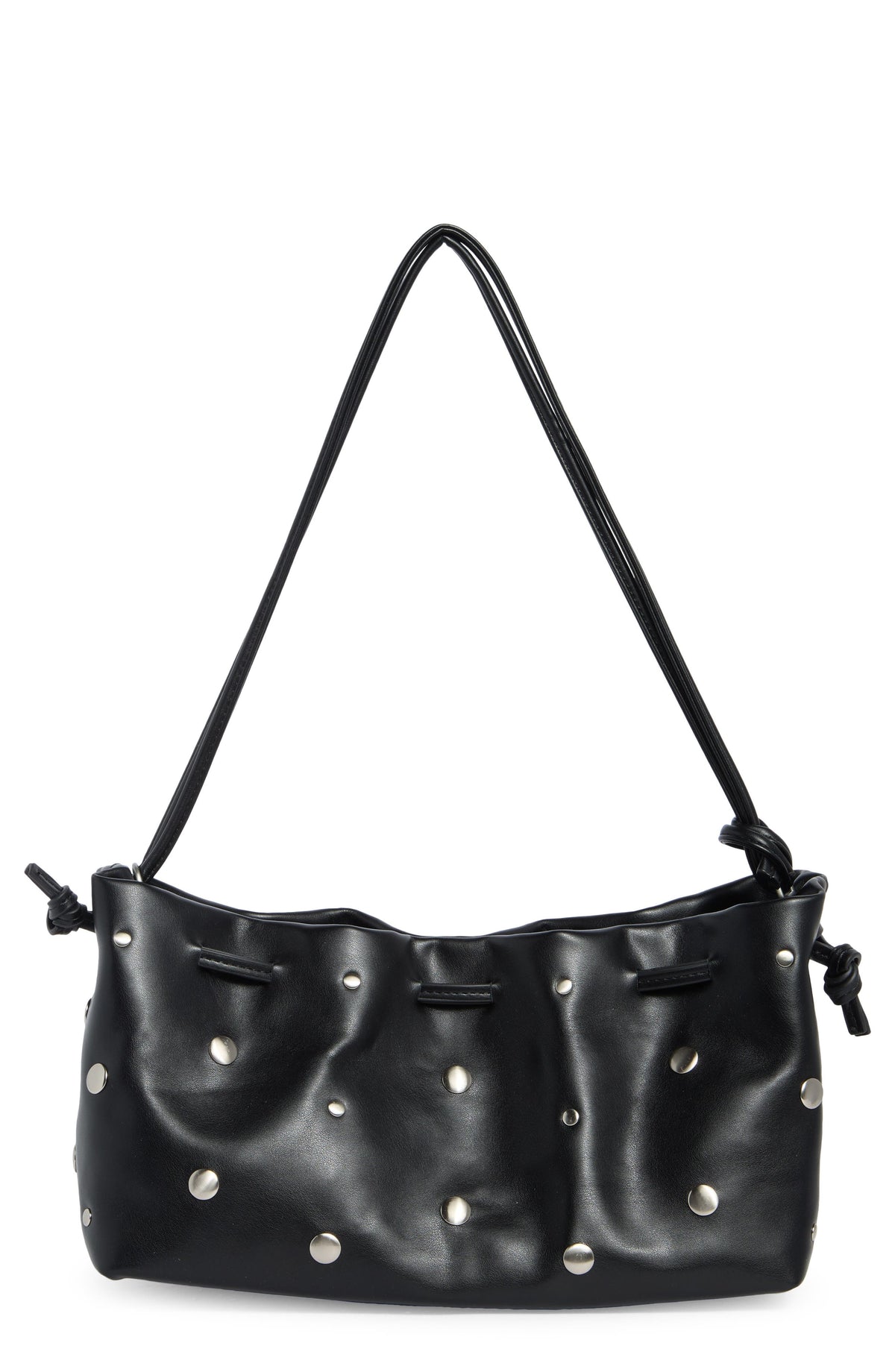 Bolso BCBG – Studded Drawstring Faux Leather Shoulder Bag