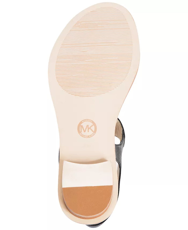 Michael Kors Women'S MK Plate Flat Thong Sandals