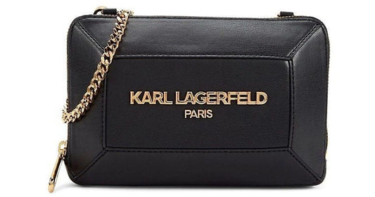 Karl Lagerfeld Paris Black Georgette Small