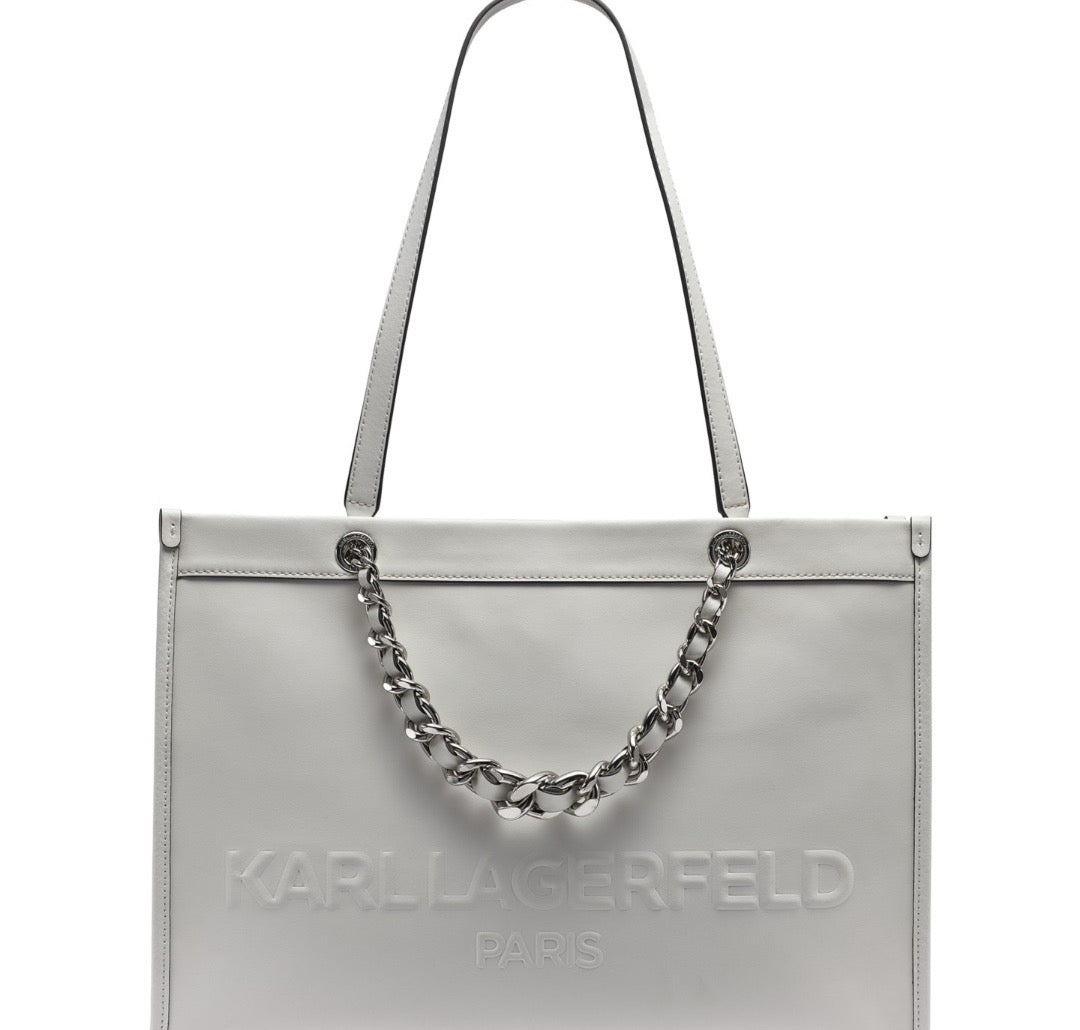 Tote de cuero Karl Lagerfeld