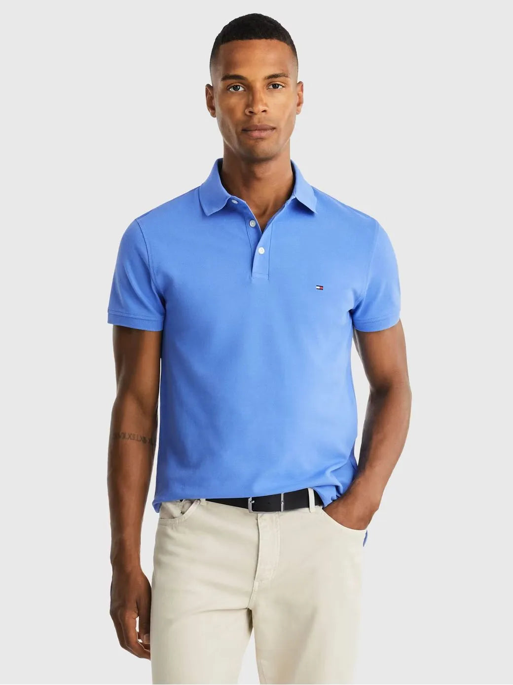 Polo azul Tommy Hilfiger para hombre