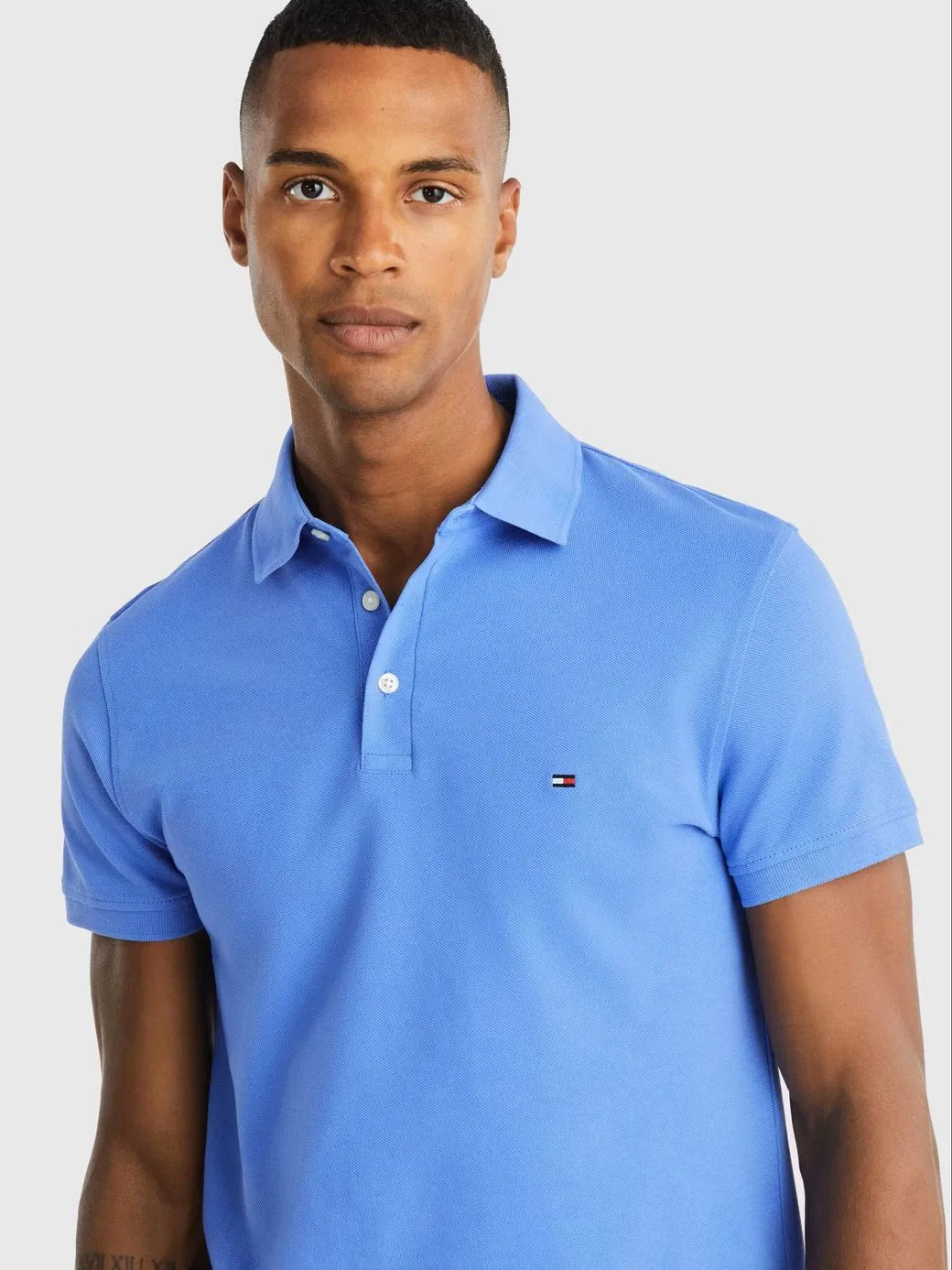 Tommy Hilfiger Blue Polo Shirt For Men