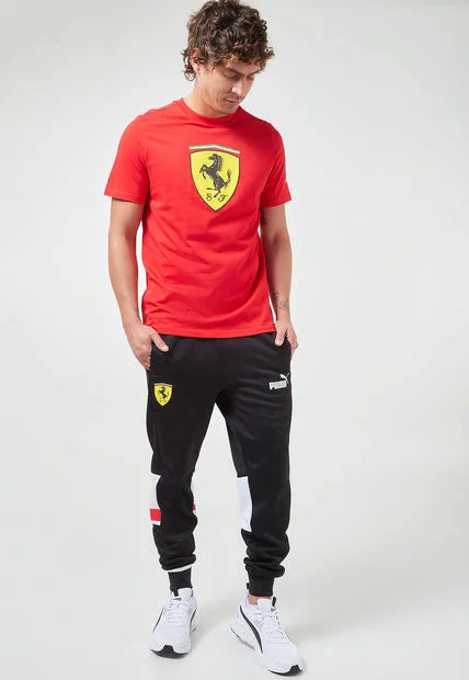 Camiseta Puma Ferrari Race Heritage roja para hombre