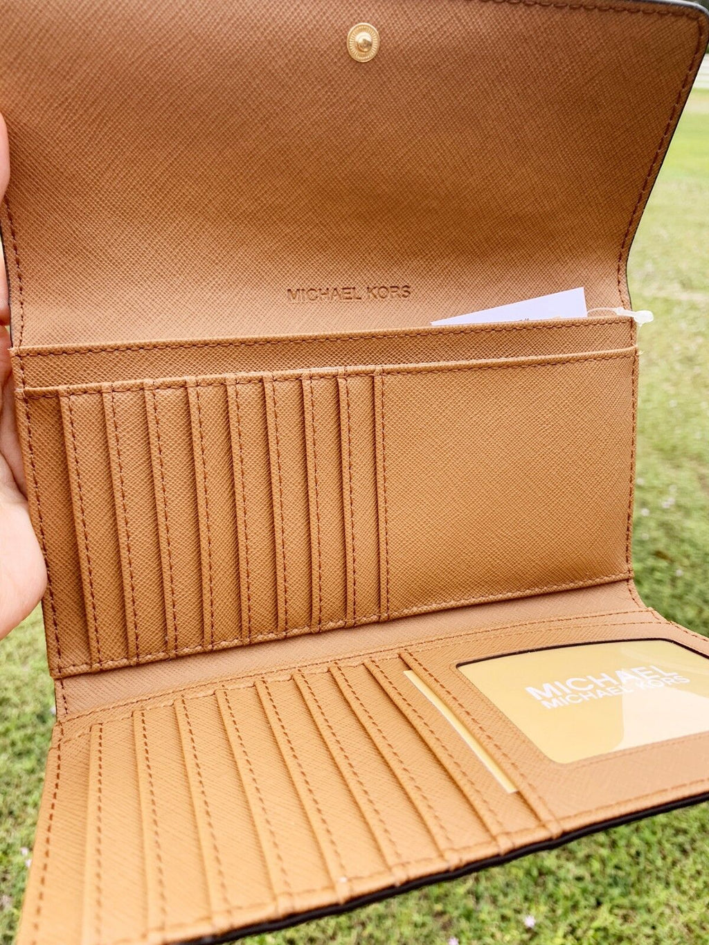 Cartera grande de tres pliegues Jet Set Travel de Michael Kors
