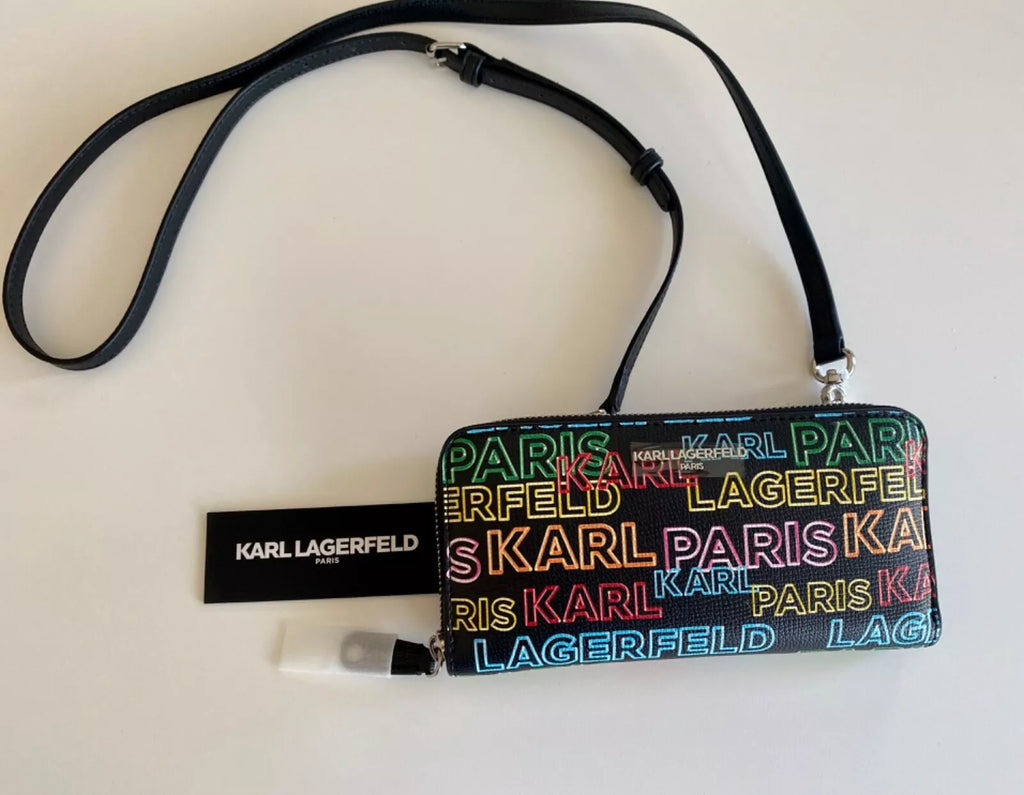 Cartera larga con bandolera Karl Lagerfeld